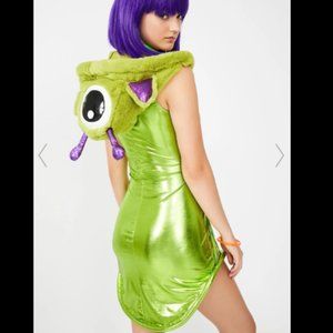 Dolls Kill - Galactic Breakout Alien Costume XXL - NWT